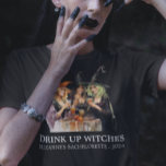 Halloween Drink up Witches Bachelorette T Shirt<br><div class="desc">Den här designen kan vara personlig i det område som tillhandahålls genom att ändra fotot och/eller text. Du kan också anpassa den genom att klicka på Anpassa den här mallen och sedan välja klicka för att anpassa ytterligare alternativ och ta bort eller ändra färg i bakgrunden, lägga till text, ändra...</div>