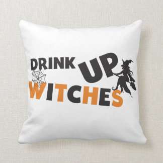 Halloween Drink Up Witches Dekorativ kudde