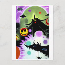 Halloween-drömmen Vykort