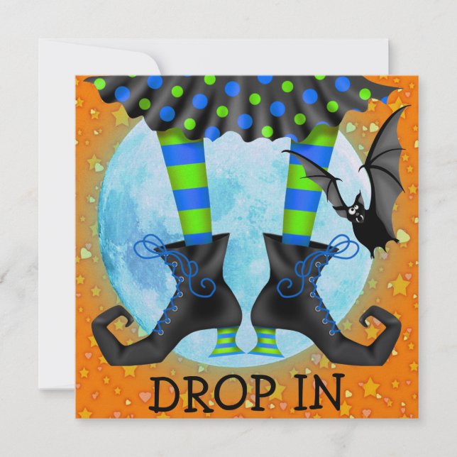 Halloween Drop in - SRF Inbjudningar (Framsida)