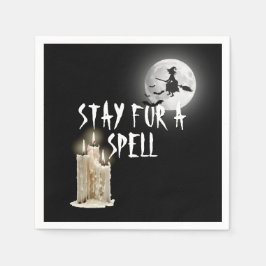 Halloween droppande ljus pappersservett