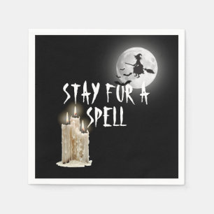 Halloween droppande ljus pappersservett