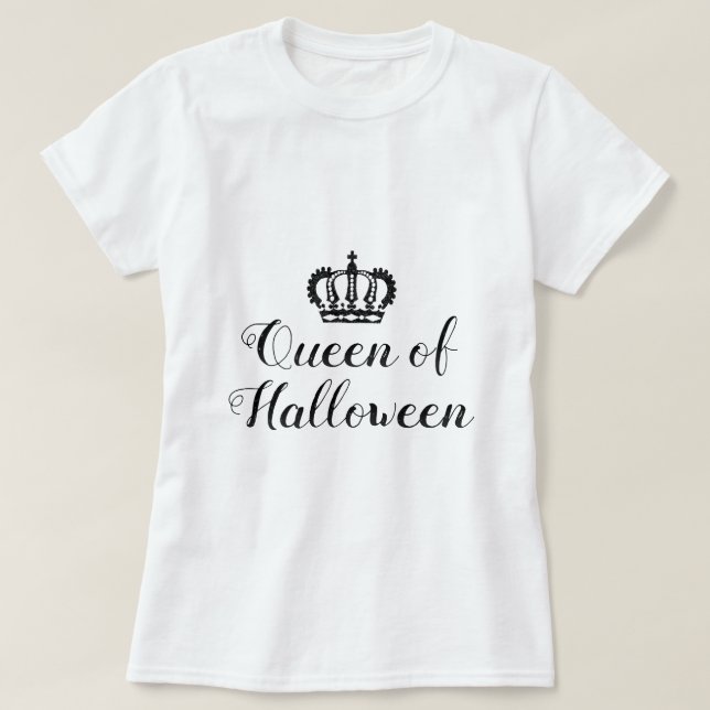 Halloween drottning t-shirt (Design framsida)