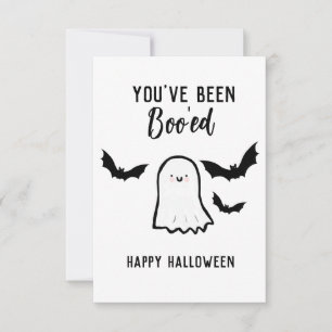 Halloween Du har blivit utbuad Tack Kort