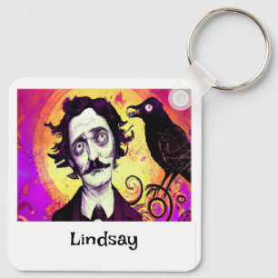 Halloween, Edgar Allen Poe, Raven, Icke desto mer Nyckelring