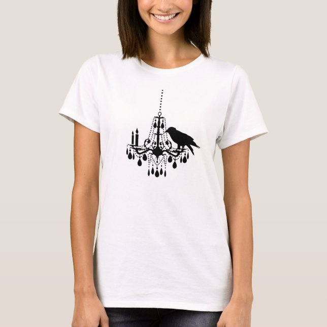 Halloween Edgy Chandelier T-Shirt (Framsida)