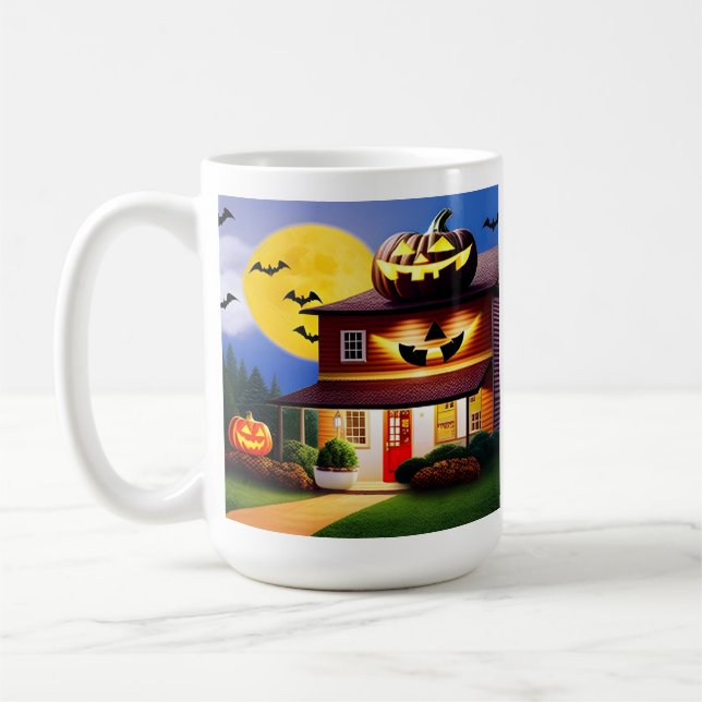 Halloween Edition-upplagan - White Coffee Mugg Bul (Vänster)