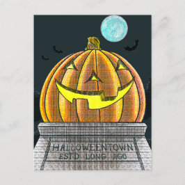 Halloween-eget vykort