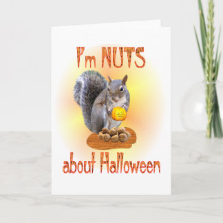 Halloween ekorre kort