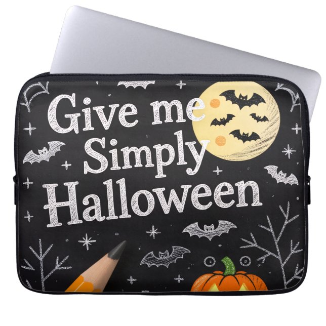 Halloween Elektronikpåse Laptop Fodral (Framsidan)