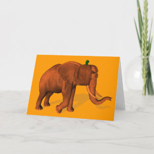 Halloween Elephant Kort