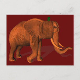 Halloween Elephant Vykort