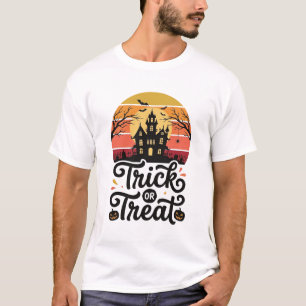 Halloween eller Bus eller Bös Besök Hem Halloween  T Shirt
