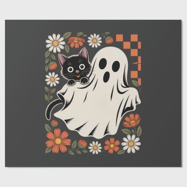 Halloween eller Bus eller Bös Presentpapper (Platt)