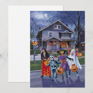 Halloween eller Bus eller Bunta Söt Spara Datumet