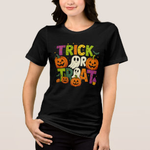Halloween eller Bus eller Buss - Söta Spöken, Pump T Shirt