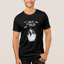 Halloween eller bus eller godis häxans gryta t shirt