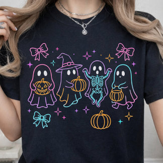 Halloween eller Bus eller Godis | Neon Glöd Hallow T Shirt