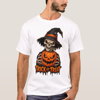 Halloween eller bus eller godis t shirt