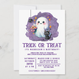 Halloween eller Födelsedagsinbjudan Inbjudningar