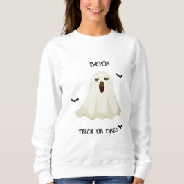 Halloween eller Trött – Rolig Spök Halloween-sweat T Shirt