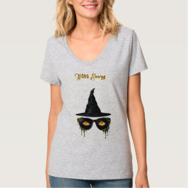 Halloween eller vilken dag som helst - Orange Häxa T Shirt