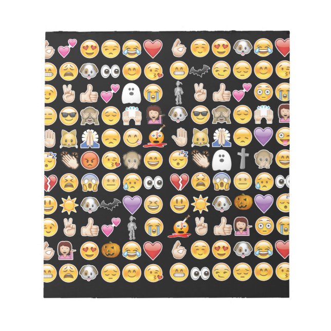 halloween emoji anteckningsblock (Framsida)