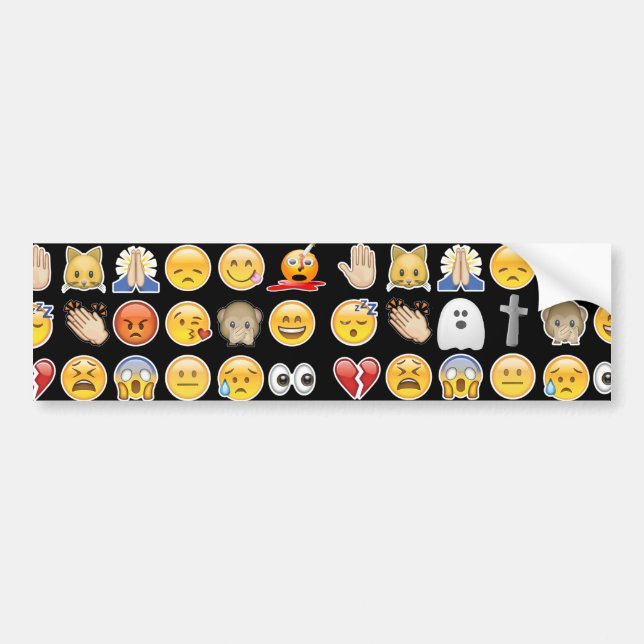 halloween emoji bildekal (Framsidan)