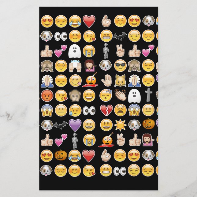 halloween emoji brevpapper (Framsida)