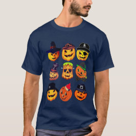 Halloween Emoji Collection Funny Halloween Shirt T