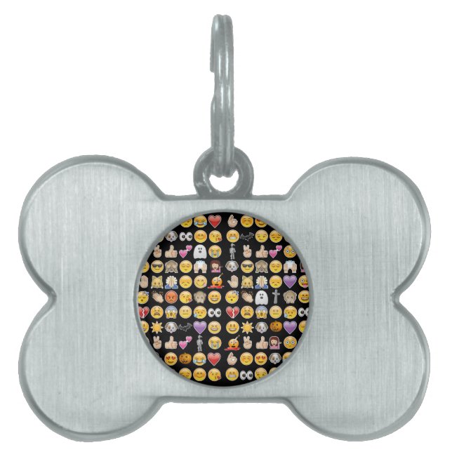 halloween emoji namnbricka husdjur (Framsidan)