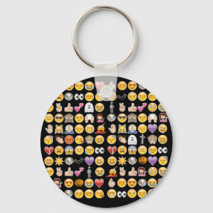halloween emoji nyckelring
