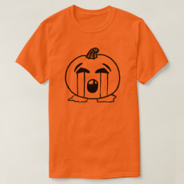 Halloween emoji-skjortpumpor gråtande ostdräkt frå t shirt