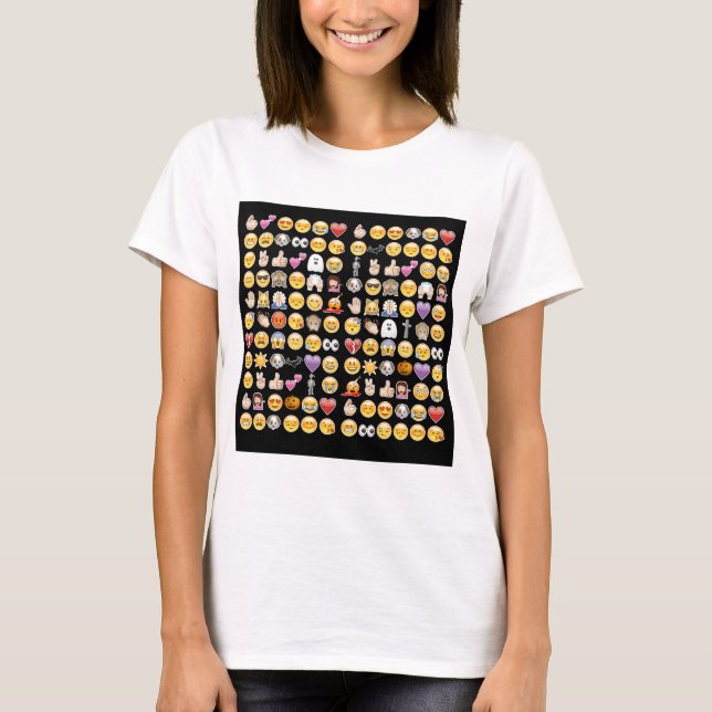 halloween emoji t-shirt (Framsida)