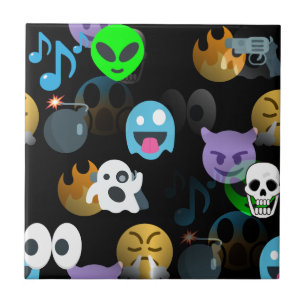 halloween emojis kakelplatta