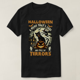 Halloween: en kväll som är mörk t shirt