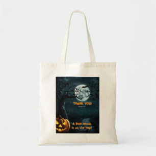 Halloween, en liten pratbubbla Pumpkin Baby Shower Tygkasse