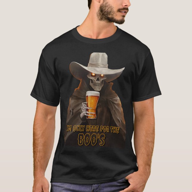 Halloween endast här för boon (Sprit) T Shirt (Framsida)