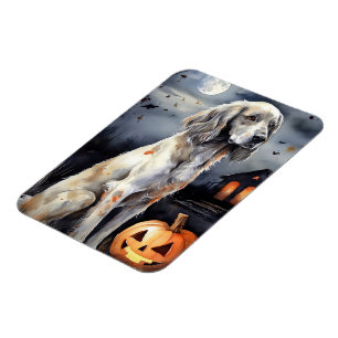 Halloween-engelskt brev med påssjuka magnet