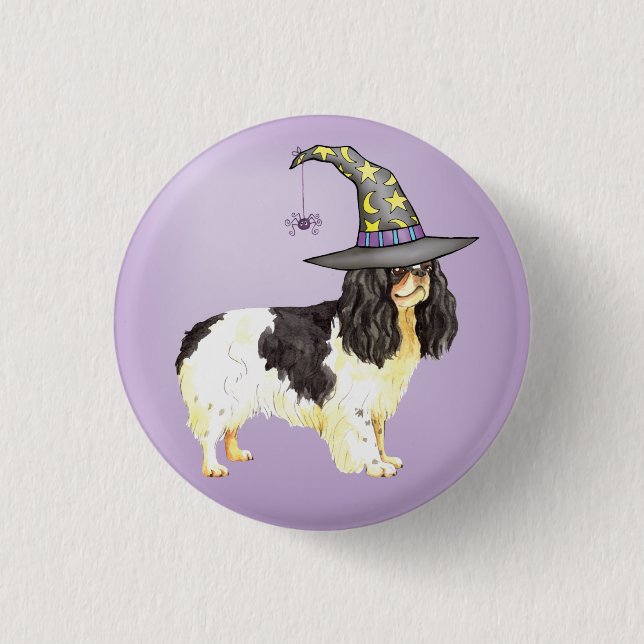 Halloween English Leksak spanel Pinback Button Knapp (Framsida)