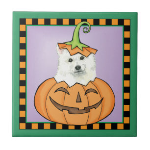 Halloween Eskie Kakelplatta