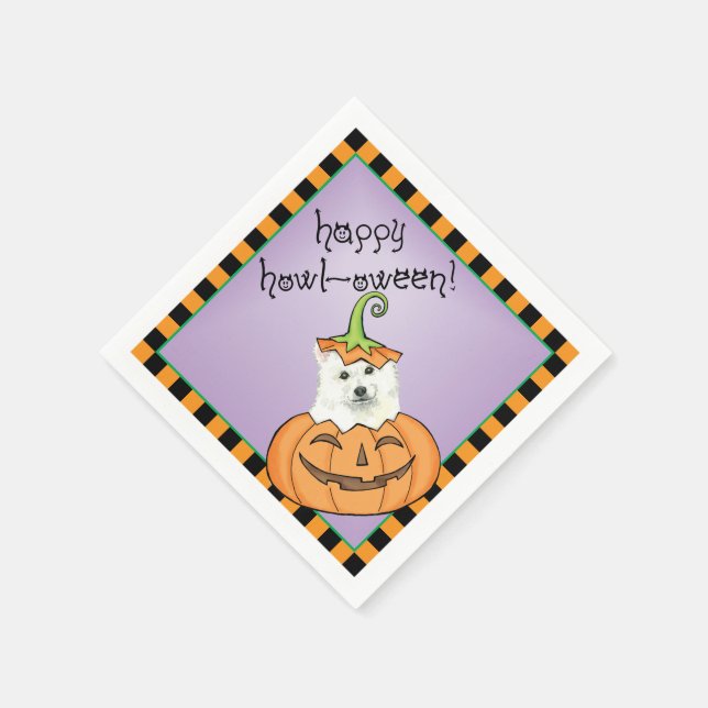 Halloween Eskie Napkins Pappersservett (Hörn)
