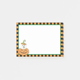 Halloween Eskie Post-it Block