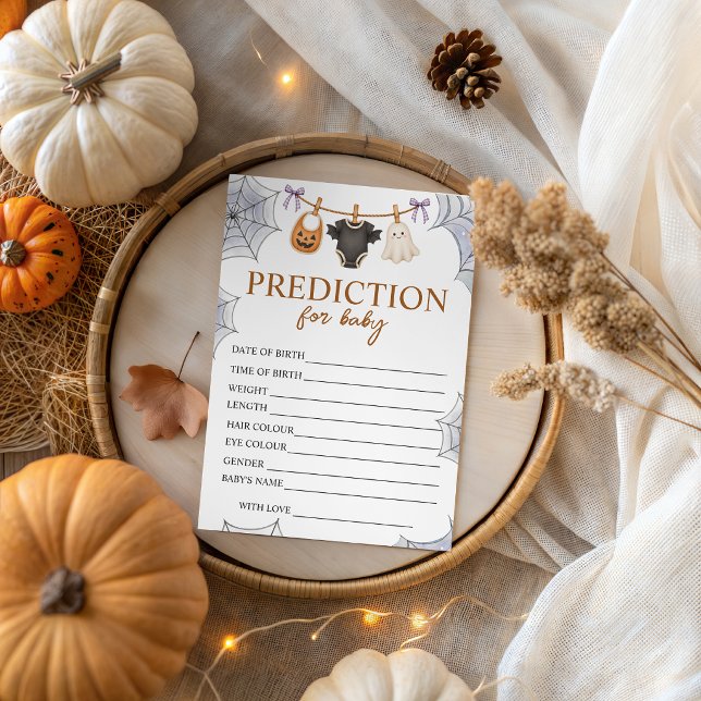 Halloween Ett litet tut Prediktioner Kort (Skapare uppladdad)