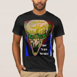 HALLOWEEN EVIL VAMPIRE T.E. T-SHIRT