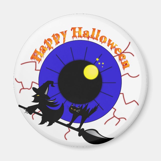Halloween Eyeball Magnet (Framsidan)