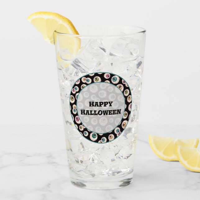 Halloween Eyebollar Glaskopp (Framsida Ice)