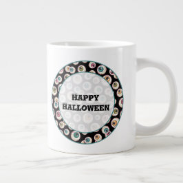 Halloween Eyebollar Jumbo Mugg