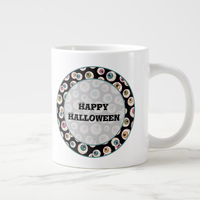 Halloween Eyebollar Jumbo Mugg (Höger)