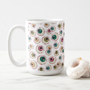 Halloween Eyebollar Kaffemugg